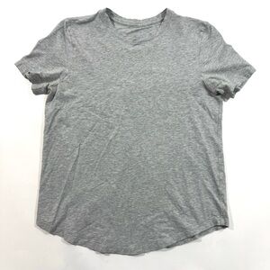 Lululemon Love Crew III Tee Shirt Grey Approx Size 4 6 Short Sleeve
